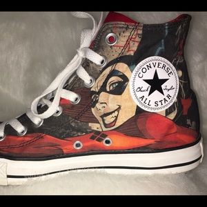 Converse Harley Quinn Size 9